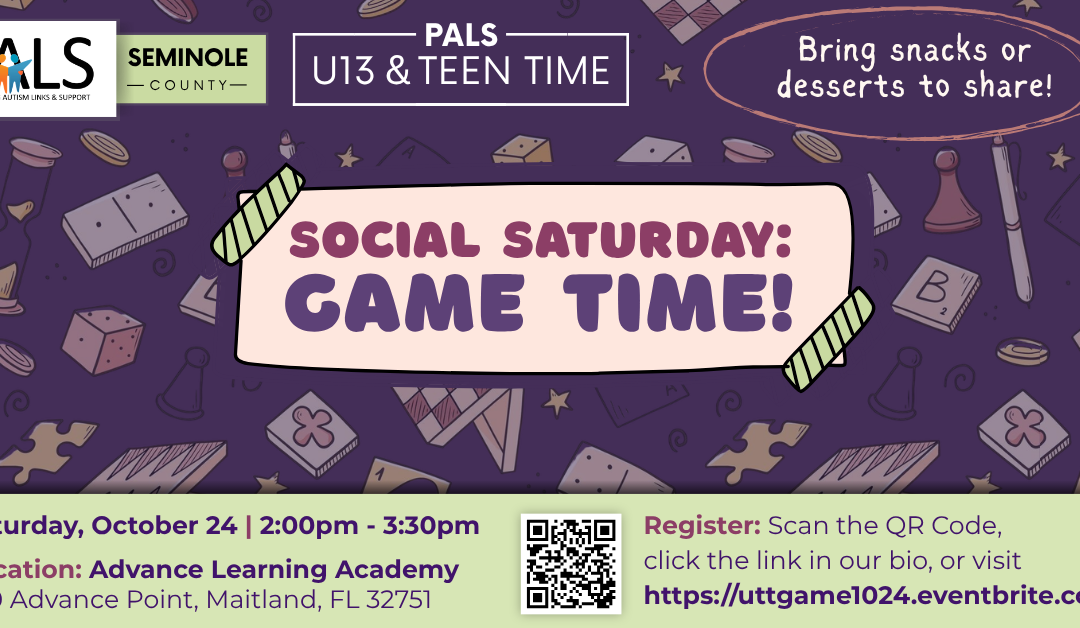 Social Saturdays: Game Time!
