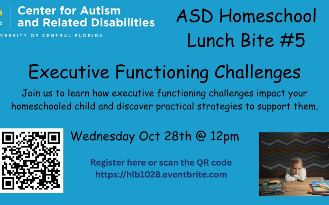 Homeschooling Lunch Bite #5 – Executive Functioning Challenges
