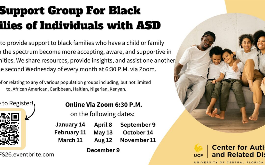 Support Group for Black Families of Individuals with ASD